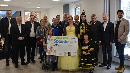 Spendenübergabe Inklu-Con 2023